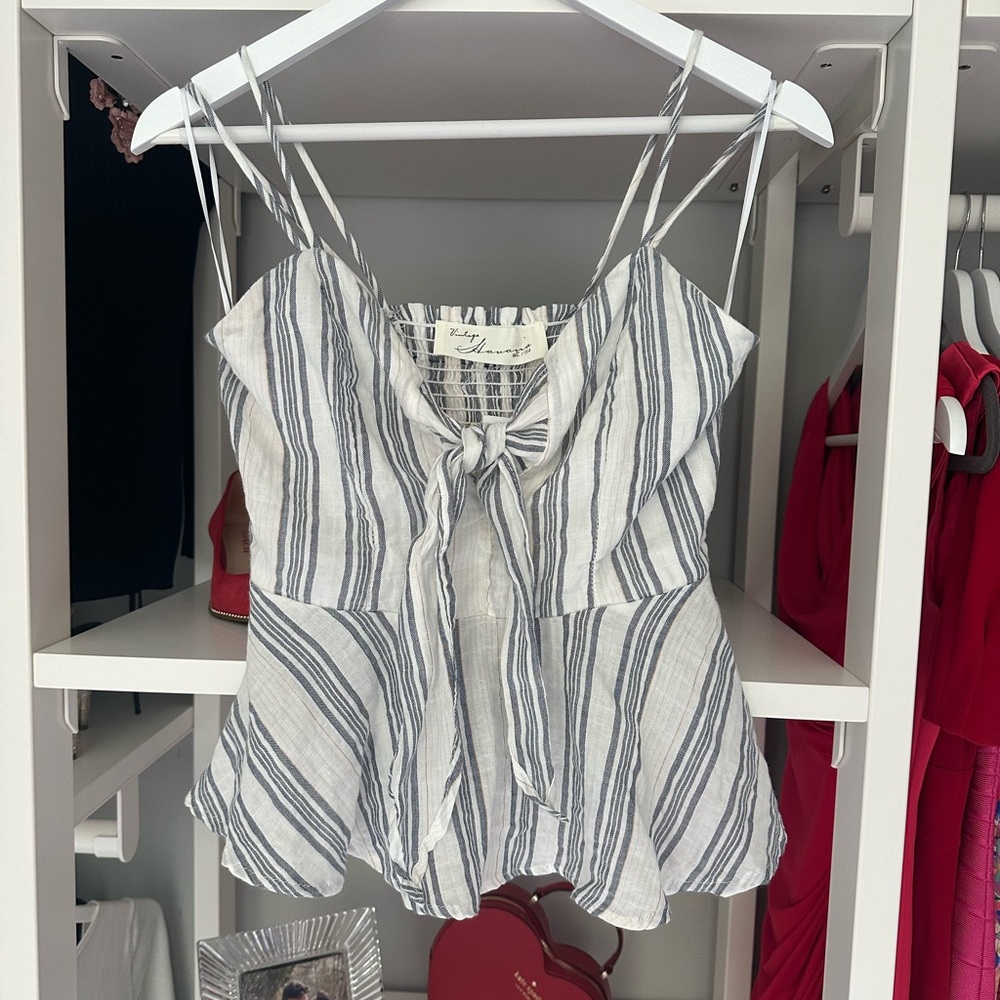Vintage Havana Peplum Tank - NWT